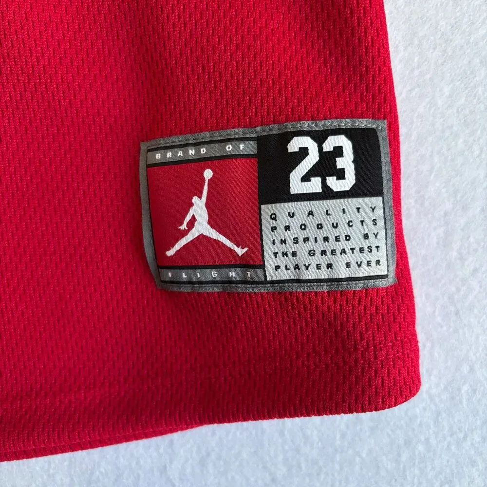 Jordan Nike 23 Jersey Tank Dress Girls 6 L Gym Red Sleeveless Basketball NWT